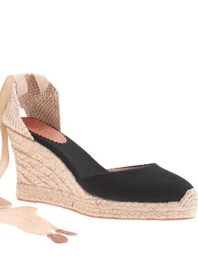 JCrew Sardinia Wedge Espadrilles Size 8